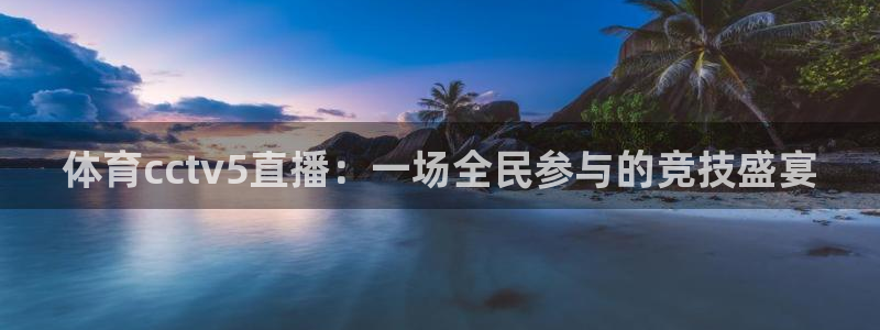 劲爆体育免费直播nba：体育cctv5直播：一场全民参与的竞技盛宴