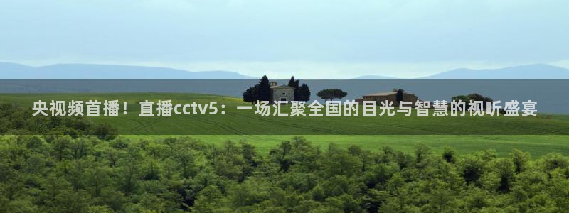 劲爆体育节目表在线观看：央视频首播！直播cctv5：一场汇聚全国的目光与智慧的视听盛宴
